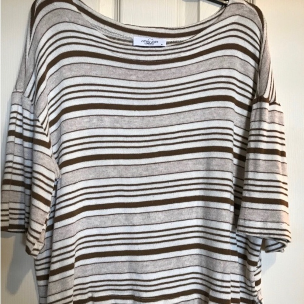 Carly Jean Los Angeles retro 70s striped t shirt sweater
